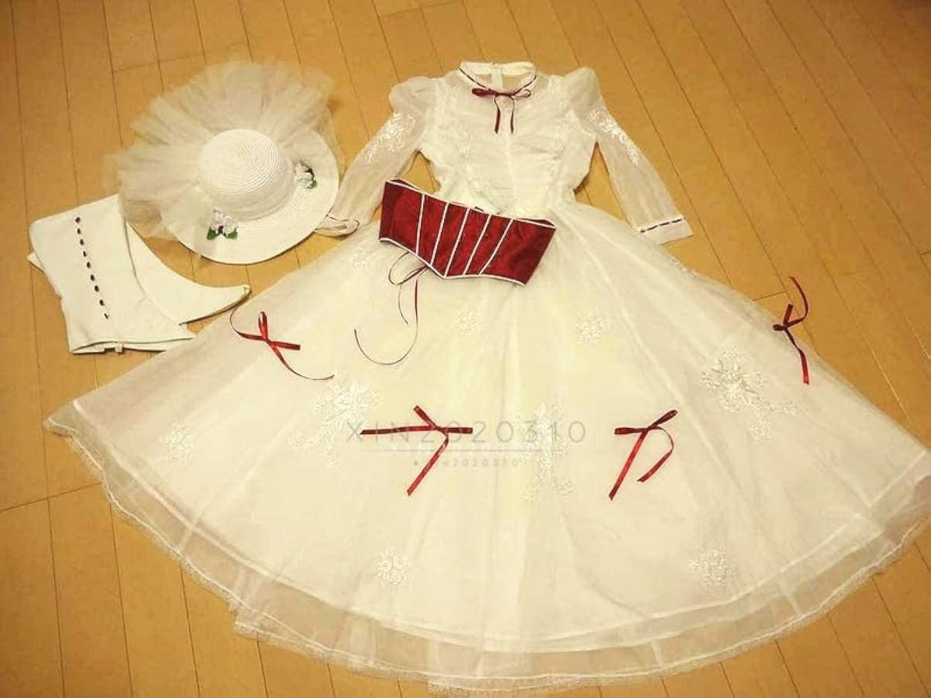 Amazon.co.jp: [hira] メリーポピンズ ドレス コスプレ 衣装